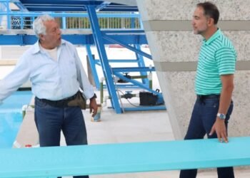 Liga de Natación acompaña la corrección de las Piscinas de la calle 42