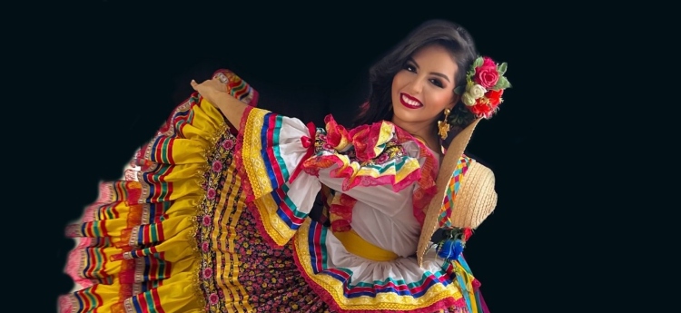 Salomé Bermúdez embajadora de la Comuna 10 que va tras la corona Municipal del Folclor