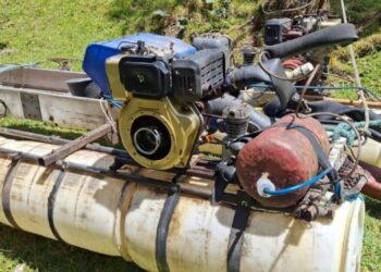 Autoridades desmantelaron una mina ilegal en la vereda Ancón Tesorito