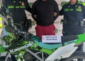 Capturado sujeto que se movilizaba en una motocicleta reportada como robada