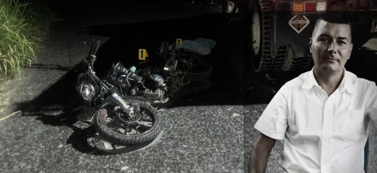 Motociclista murió al chocar con una volqueta en la entrada de La Miel