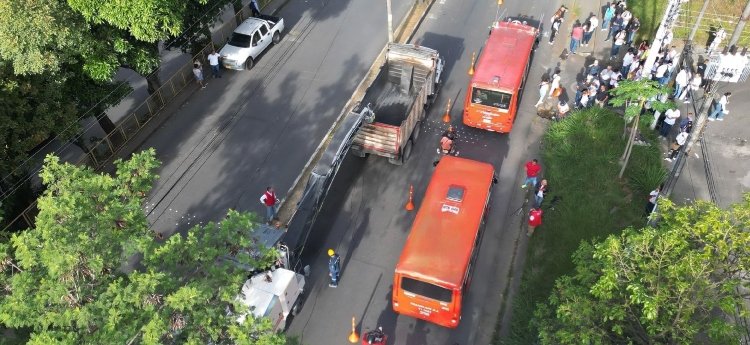 Por obras de rehabilitación de la carrera Quinta, modificarán temporalmente rutas de busetas para descongestionar la vía