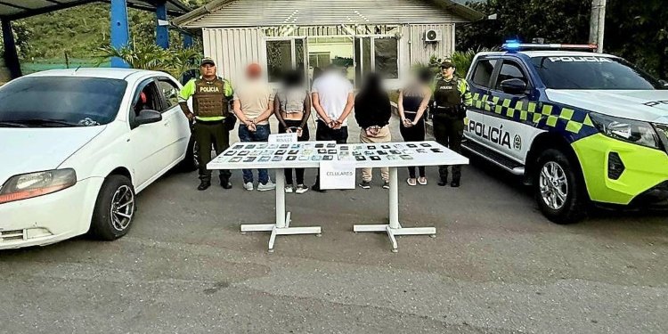 En vías del Tolima recuperan celulares robados en Antioquia y Cundinamarca
