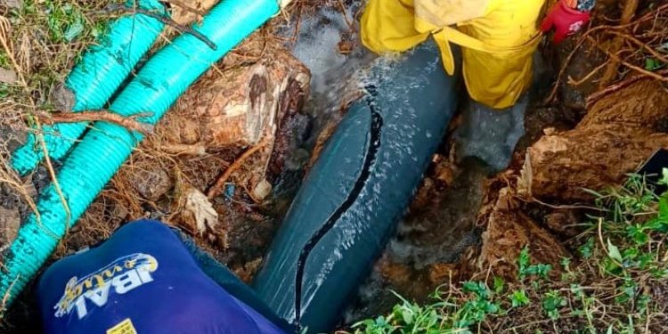 Emergencia en redes de acueducto en Picaleña y Pirámides del Norte son atendidas por el Ibal