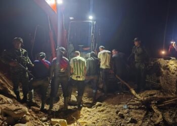 Seis personas detenidas por minería ilegal en zona rural de Ataco