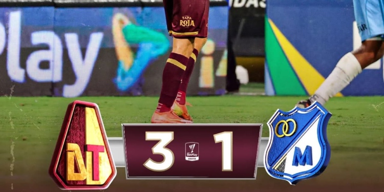 Tolima venció a Millonarios y lo hunde más en la Liga BetPlay