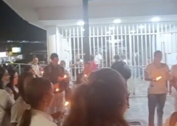 Con velatón trabajadores del Federico Lleras piden pago de sus salarios