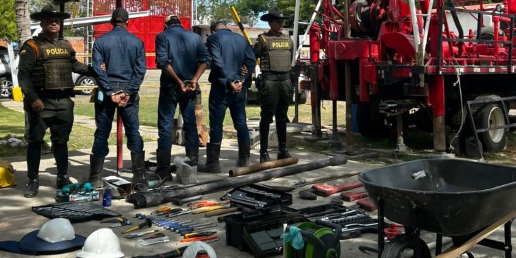 Tres hombres fueron capturados en zona rural de Alvarado por explotación ilegal de recursos naturales