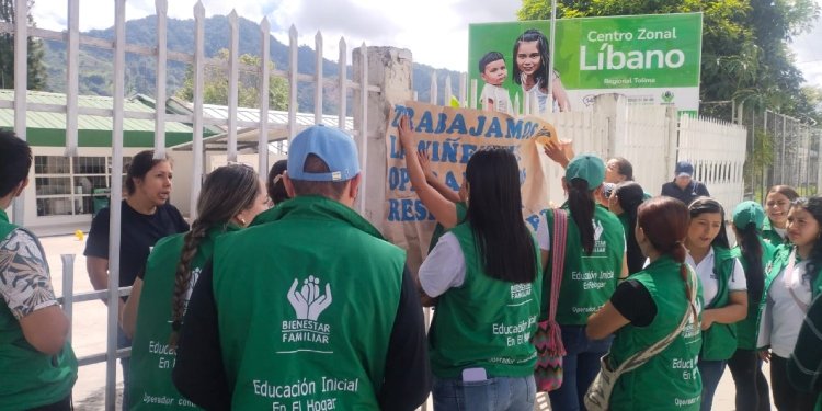 Contratistas del ICBF en Líbano en crisis por falta de pago en sus salarios