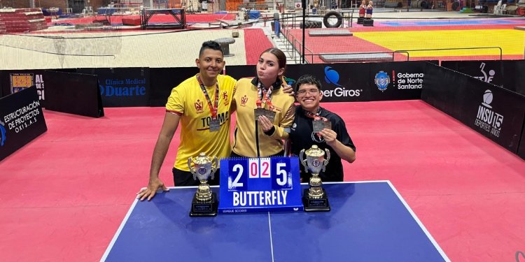 Paratenistas tolimenses, brillaron en Oro en el Tercer Campeonato Nacional de Paratenis de Mesa en Cúcuta