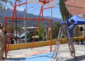 Alcaldía mejoró el polideportivo del barrio Modelia, en la comuna Siete de Ibagué