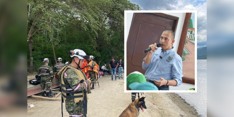 «A pesar de la fuerte lluvia, no pararemos de buscarlo» alcalde de Ambalema Marco Tulio Velásquez