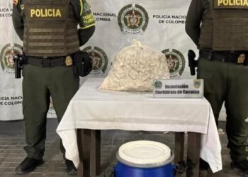 16 kilos de drogas eran transportados en un bus hacia Bogotá