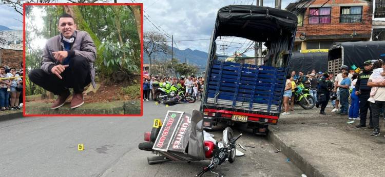 Luis Fernando fue el domiciliario que falleció en el accidente en el sur de Ibagué