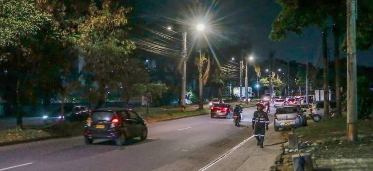 Infibagué recuperó parte del alumbrado público de Mirolindo afectado por incendio