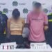Pareja fue detenida con un revólver y varias munición en su poder en la Comuna Seis de Ibagué