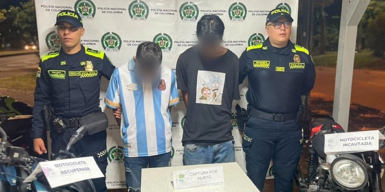 Policía frustró hurto de motocicleta en la Comuna Cinco de Ibagué