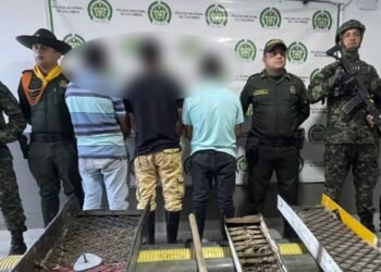 Capturadas 7 personas dedicadas a la minería ilegal en zona rural del municipio del Líbano