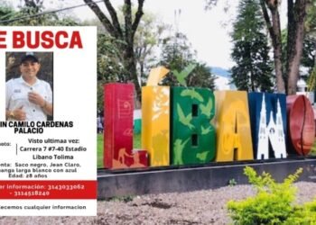 Angustia en El Libano: Edwin Camilo Cárdenas completa seis días desaparecido
