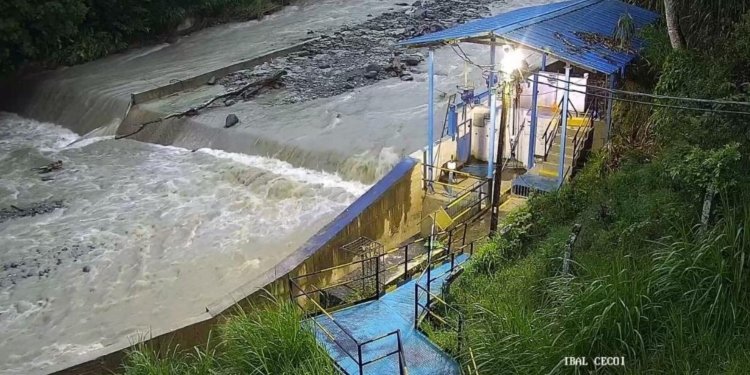 IBAL suspendió temporalmente la captación del río Combeima por material de arrastre