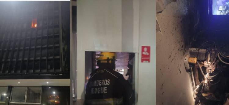 Se quemó oficina del séptimo piso del Banco de la República