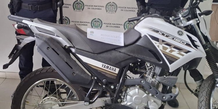 Policía recuperó motocicleta avaluada en $13 millones