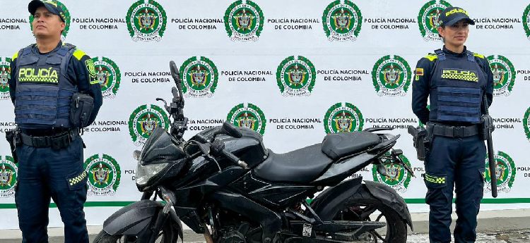 Policía en Ibagué recuperó una moto hurtada que sospechoso abandonó 