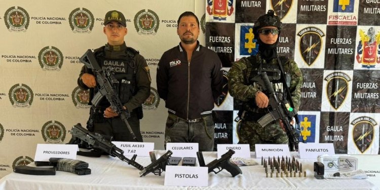 Capturado alias ‘Arley’ segundo cabecilla de finanzas de la Joaquín Gonzales en el Tolima