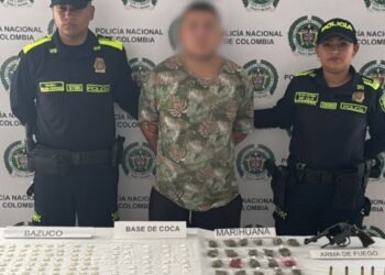 Alias ‘Tolima’ fue capturado por la Policía con un arma de fuego en Palocabildo