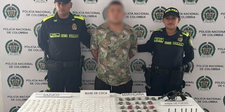 Alias ‘Tolima’ fue capturado por la Policía con un arma de fuego en Palocabildo