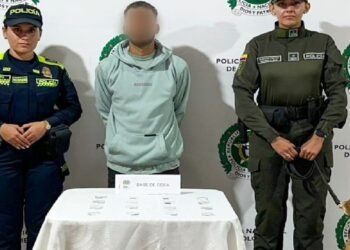 Canina ‘Perla’ olfateó a hombre que llevaba estupefaciente en su poder