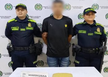 Detenido presunto expendedor de marihuana en la Comuna Siete