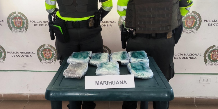 8 mil dosis de droga fueron incautadas dentro de un camión en la vía Fresno – Honda