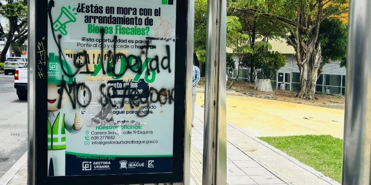 Administración Municipal interpone denuncia por vandalismo a paraderos