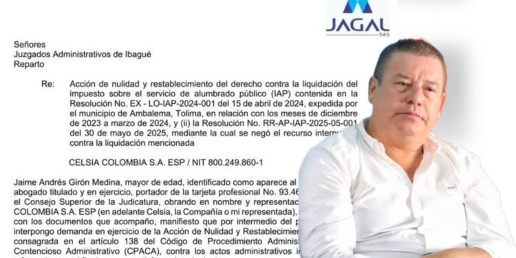 Escándalo en Ambalema: exalcalde Chacón señalado por contrato de alumbrado público