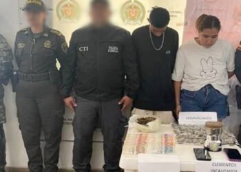 Enviada a la cárcel pareja señalada de expender estupefacientes en Honda