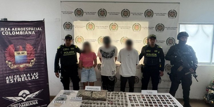 La Diabla, Buitre y Blanquito detenidos con drogas por la Policía en Honda