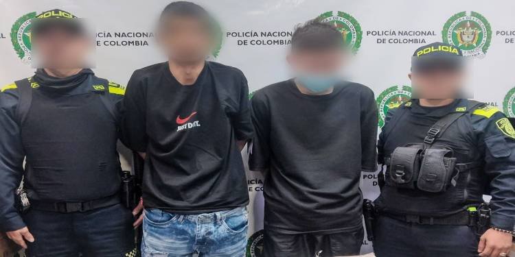 Capturados sujetos señalados de cometer un hurto con arma traumática