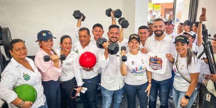 Coello tiene el primer gimnasio público del departamento para la comunidad