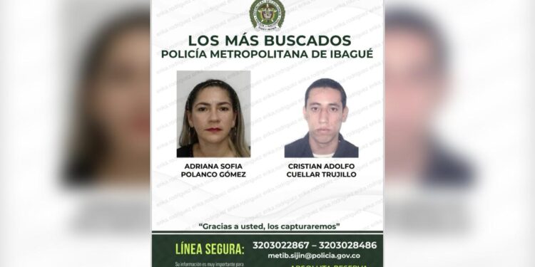 Policía Metropolitana reveló el cartel de los más buscados en Ibagué