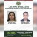Policía Metropolitana reveló el cartel de los más buscados en Ibagué