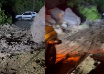 Paso restringido en la vía Chaparral-San Antonio por intensas lluvias