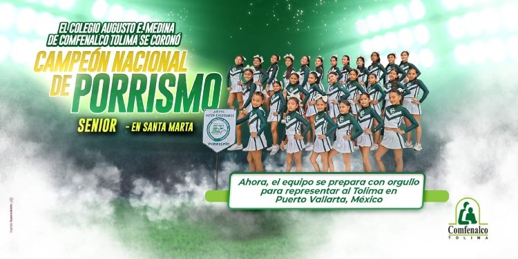 Porristas del Colegio Augusto E. Medina son Campeonas Nacionales y fijan la mirada en México