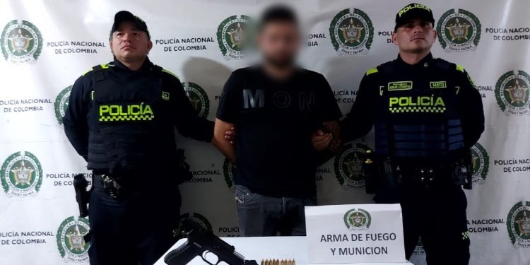 Una persona en Palocabildo fue detenida con arma de fuego cerca al hospital
