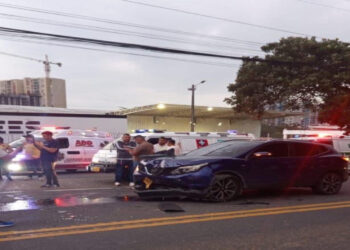 Durante el fin de semana ocurrieron ocho  accidentes de tránsito con 17 personas lesionadas