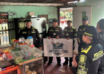 Policía fortalece acciones preventivas frente al uso de la pólvora