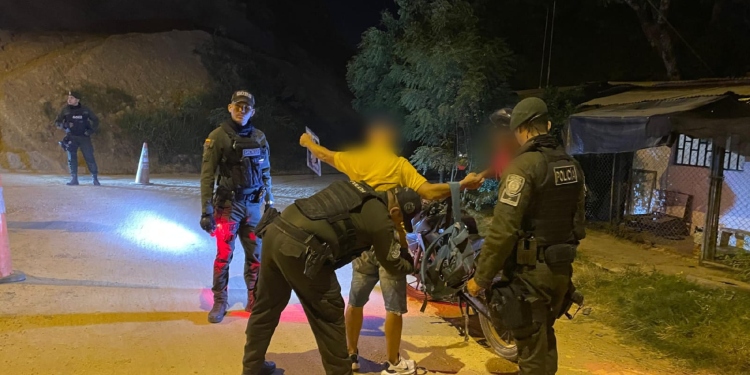 22 personas detenidas deja el primer fin de semana de diciembre por la Policía en el Tolima