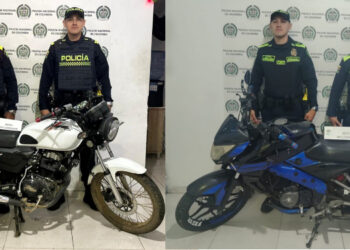 Policía recuperó dos motocicletas reportadas como hurtada