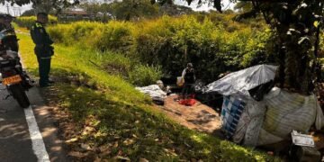 Desmontaron cinco cambuches y recuperaron espacio público en El Salado