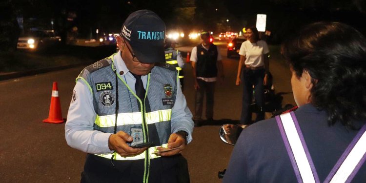 Nueve conductores fueron sorprendidos manejando en estado de embriaguez